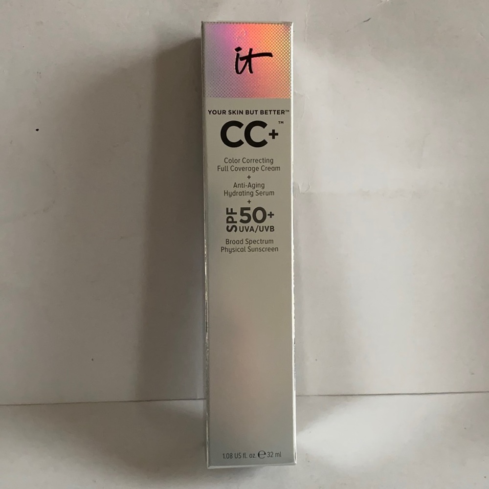 IT COSMETICS Your Skin But Better CC+ Foundation Serum SPF Light 1oz $42 NIB